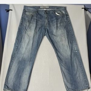Halifax Jeans Mens 44x32  Relaxed Straight Baggy Denim